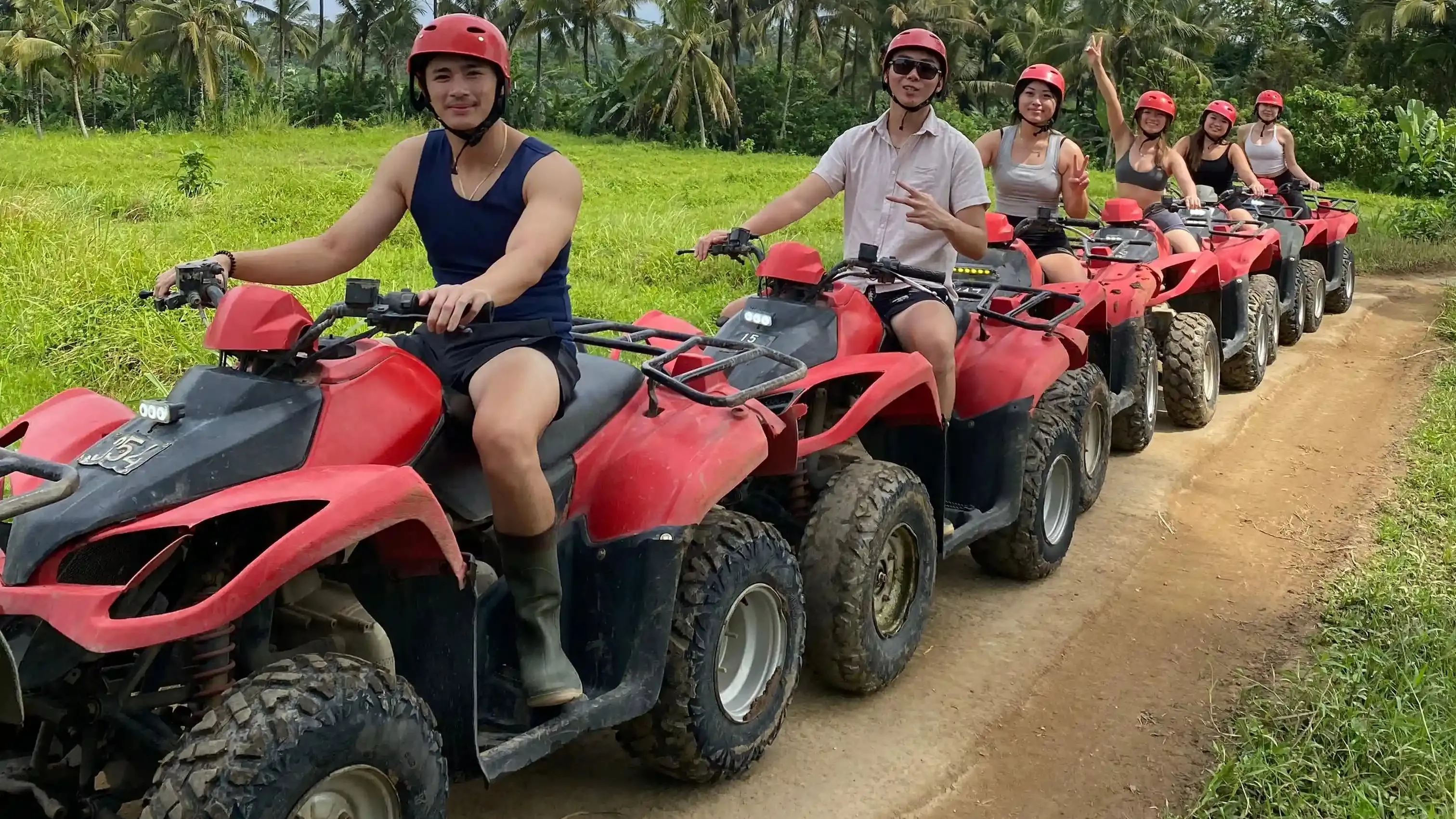 Ubud : Jungle, Waterfall, and Tunnel ATV Tour & Lunch with Kuber Adventures
