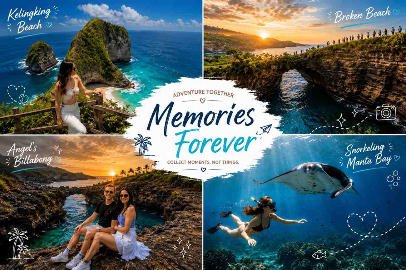 Full-Day Nusa Penida Special Tour — West Sightseeing & Snorkeling with Hotel Pickup from Bali