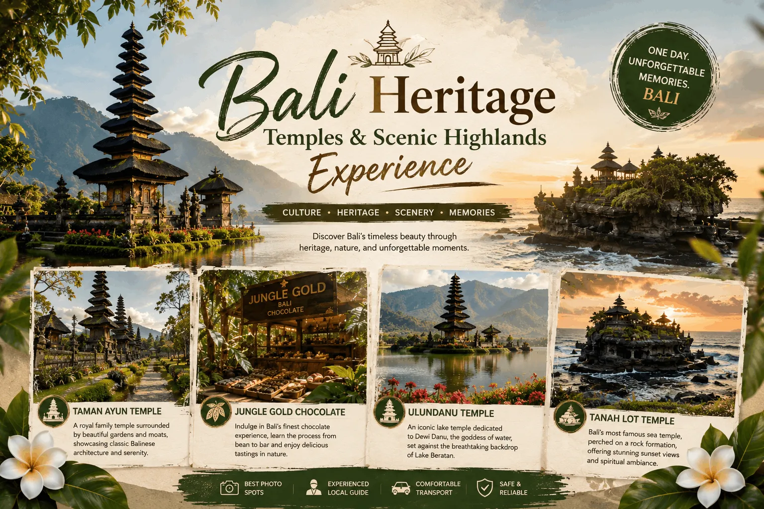 Bali Heritage Temples & Scenic Highlands Experience